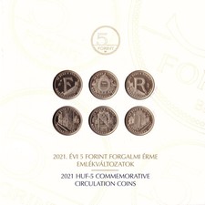 HUNGARY SET FORINT 2021 75 years of forint UNC in case