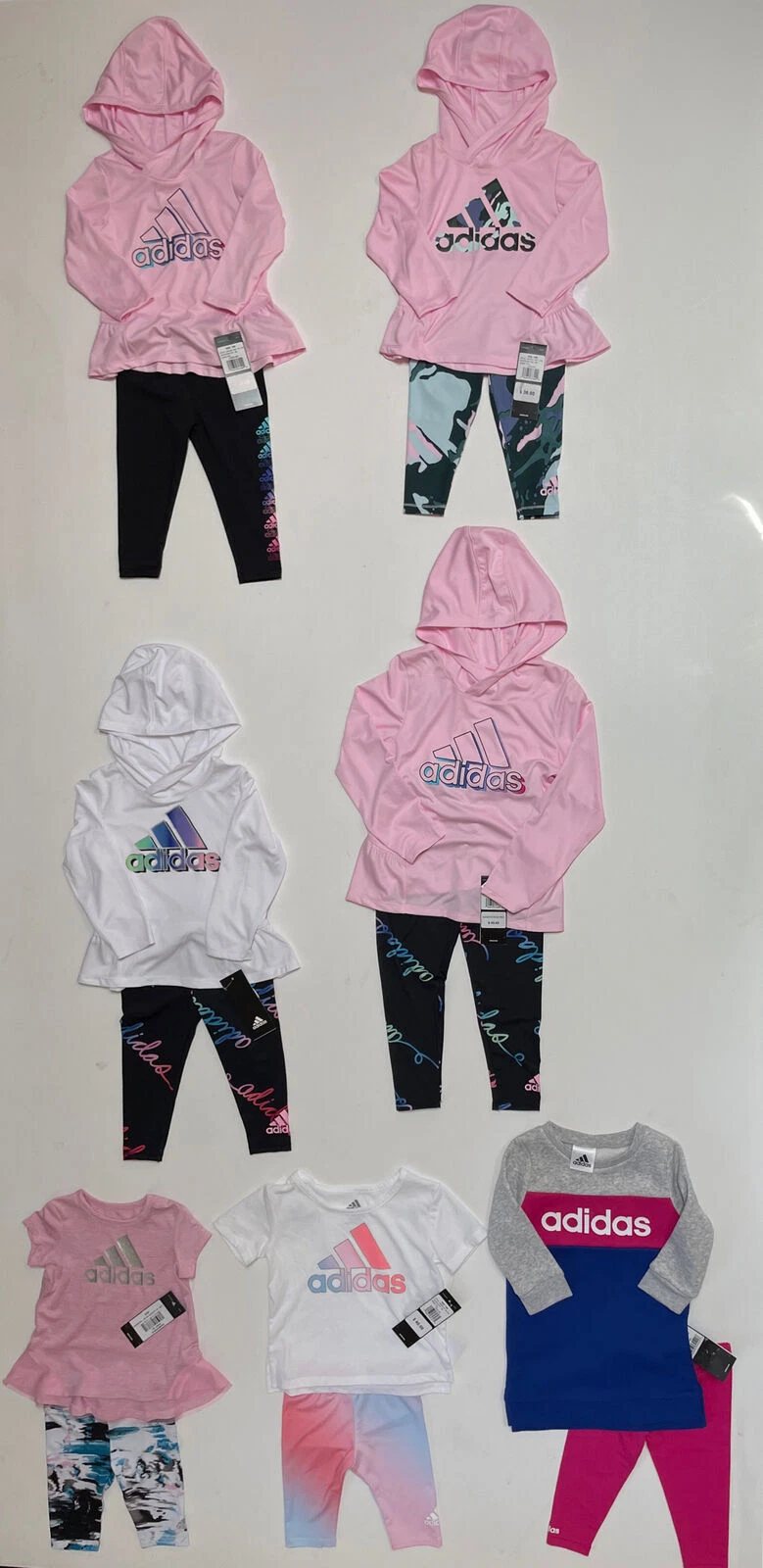 Baby/Toddler Girl Adidas 2 PC Legging Set w/Top or Sweatshirt; Sizes 6M Thru 4T
Opens in a new windo