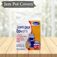 Jam Pot Covers for 1 Kg(2 lb) approx. Jars. 20 pcs