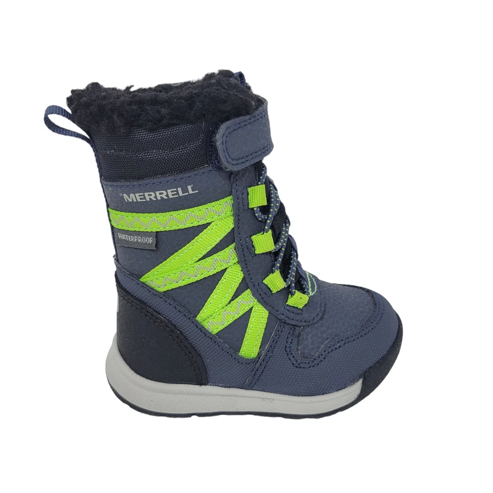 Merrell Baby Boys Winter Boots Size 4M Waterproof Snow Crush Navy New in Box $60 - Image 4 of 4