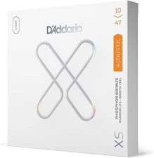 D'Addario XSAPB1047-3P  10-47  XS Phosphor Bronze Coated Acoustic Strings 3 Pack