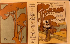 George Aurioli “Page Design" Art Nouveau 35mm Slide