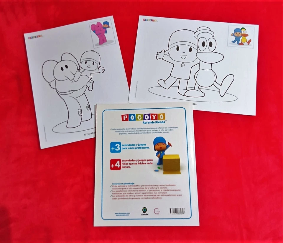 APRENDE CON POCOYO CUADERNO DE ACTIVIDADES - EDITORIAL PLANETA 2009 - COMO NUEVO - Imagen 2 de 4
