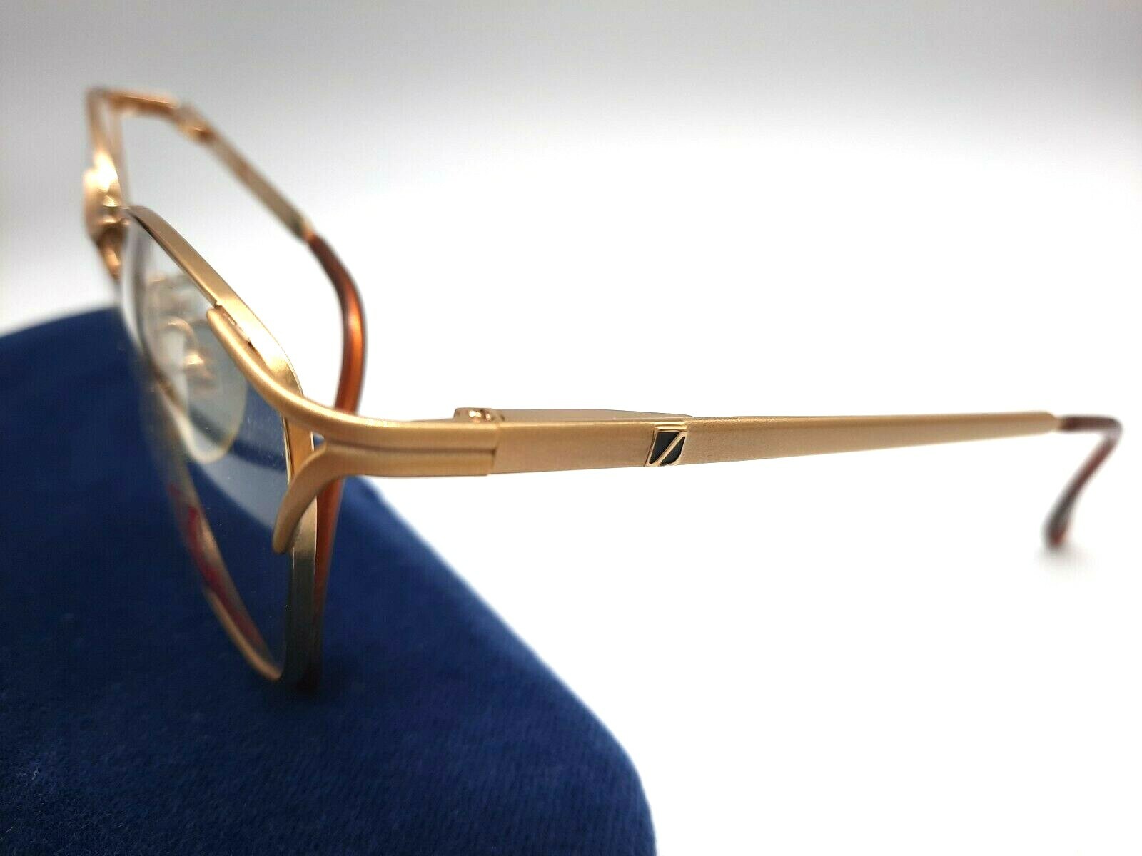 Lozza Rectangular Eyeglasses Lightweight Metal Bl… - image 3