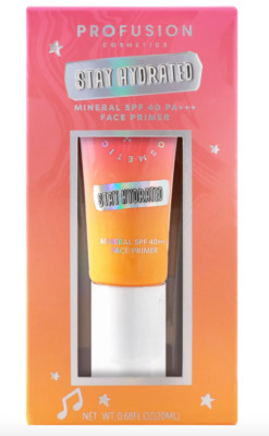 Profusion Stay Hydrated Mineral SPF 40 Face Primer 0.68 fl oz - FREE SHIPPING!