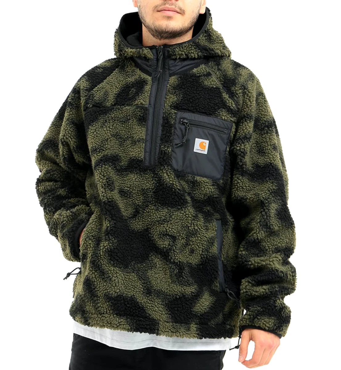 CARHARTT WIP PRENTIS PULLOVER I025120 Camo Blur/Green S