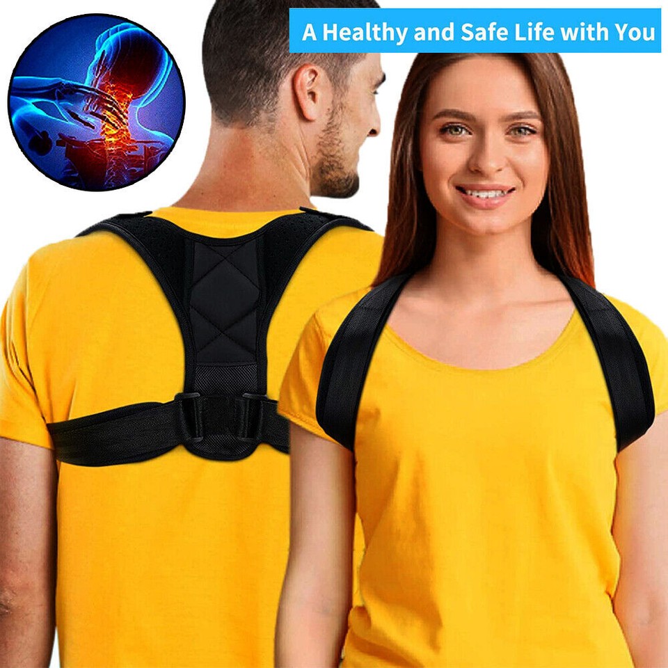 Adjustable Posture Corrector Brace - Support For Back & Shoulder Pain, Unisex