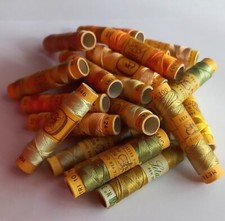 24 Spagnolette di Fili di Seta 100% Bozzolo Reale, Seta Faro