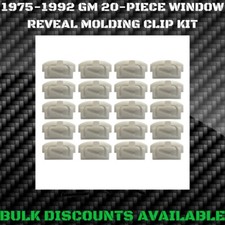 1975-1987 El Camino Exterior Glass Window Windshield Molding Trim Reveal Clips