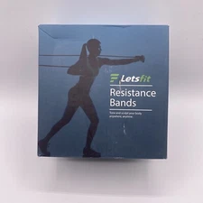 Letsfit Resistance Bands Home Travel Exercise Fitness Equipment Workout