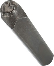 Yoption 6mm Heart Metal Punch Stamp - Jewelry Clay Leather Wood Stamping Tool