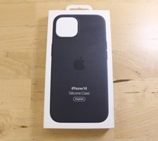 Genuine Apple iPhone 14 Silicone Case 6.1" Black with Magsafe - NEW