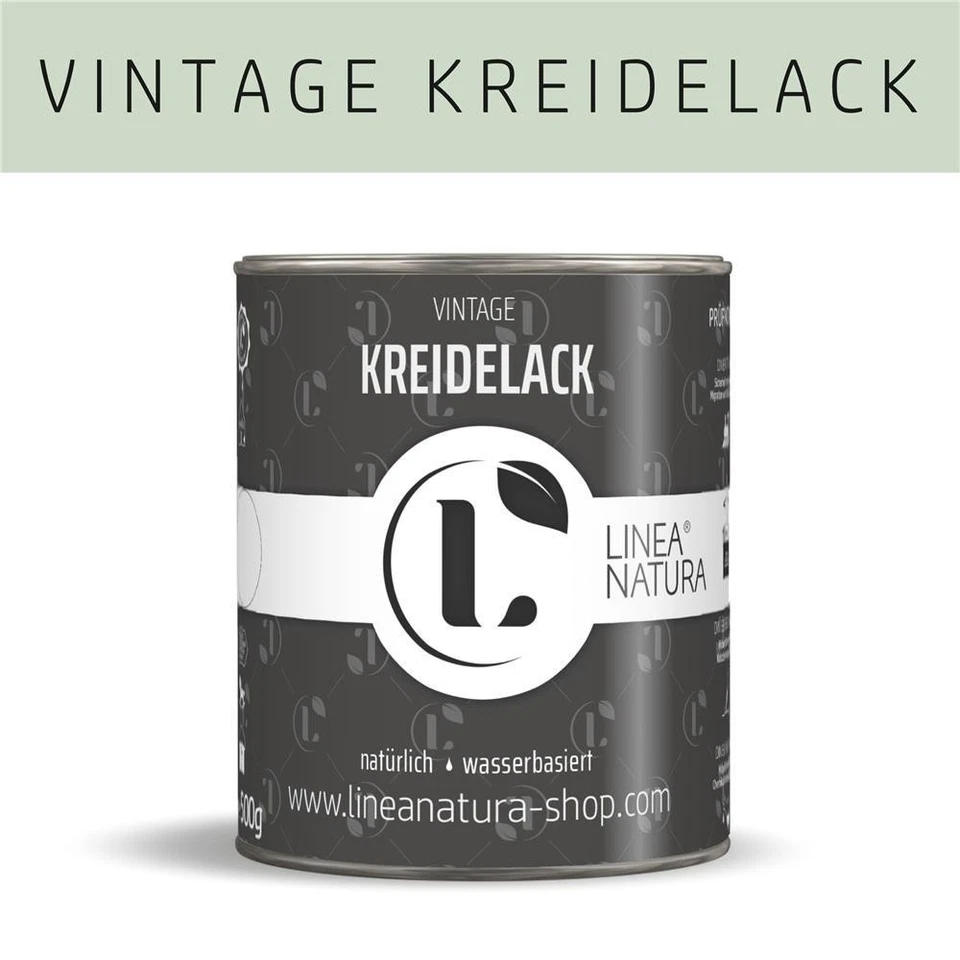 LINEA NATURA Kreidefarbe 1Kg Kreidelack Vintage Möbellack Möbelfarbe Chalkpaint Shabby Chic