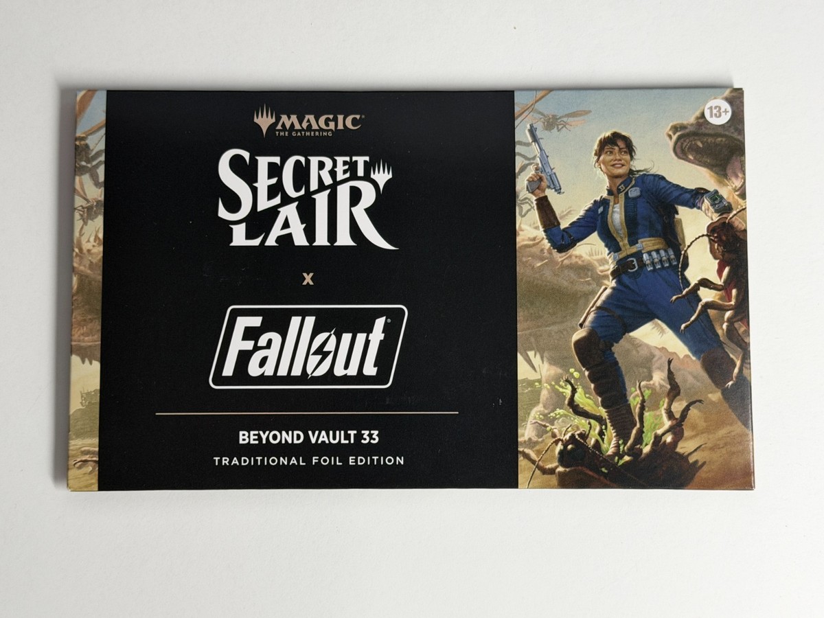 Magic The Gathering Secret Lair x Fallout The Atomic-Grade Foil