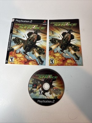 ThunderStrike: Operation Phoenix (Sony PlayStation 2, 2001) Disc Manual & Cover