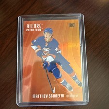 Upper Deck Allure Color Flow Red-Orange Rookie #CF-MS  Matthew Schaefer 