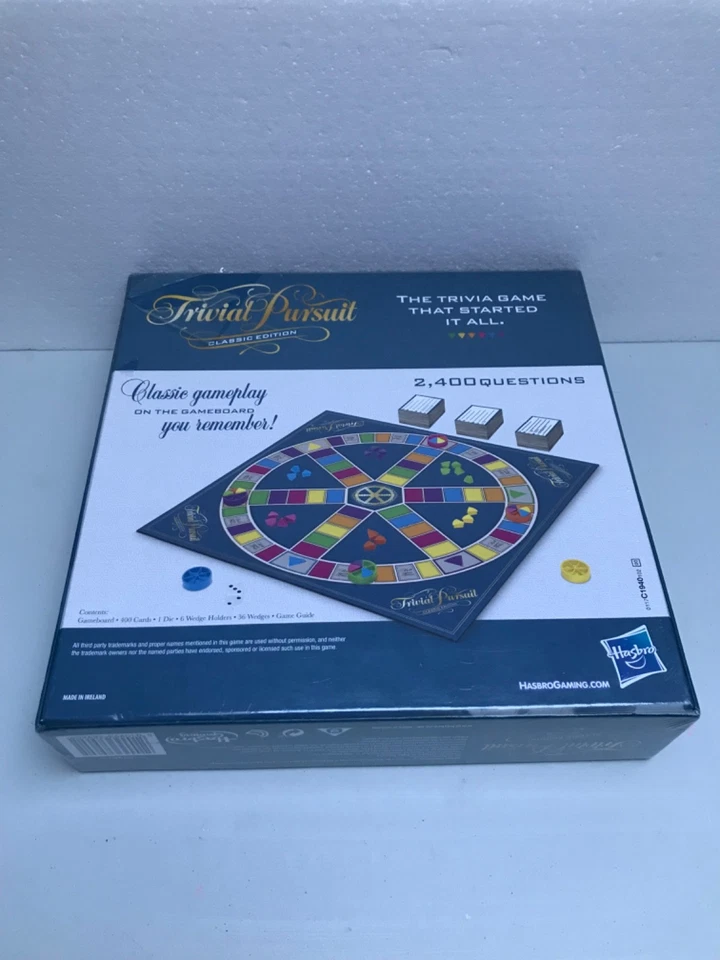 Trivial Pursuit Classic Edition Hasbro 2016 16+ New Sealed (Seal Flaws) - Image 3 of 4