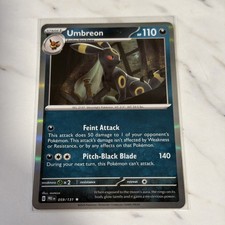 Carta Rara Pokémon TCG Umbreon Holo 59/131 Evoluzioni Prismatiche Near Mint