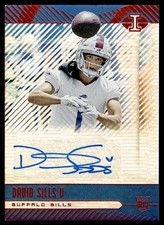 2019 Panini Illusions Red Rookie Signs David Sills V Auto Buffalo Bills #RS-DAS