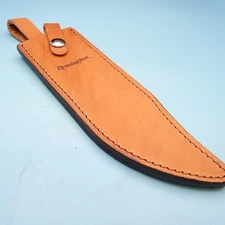 Remington Fixed Blade Knife Sheath Brown Leather Belt Pouch Case 11"x 8.5"