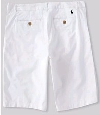 Polo Ralph Lauren  Boys SZ 18 Straight Fit Stretch Twill Chino Short White