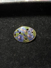 RUBY LANE Flowered Brooch