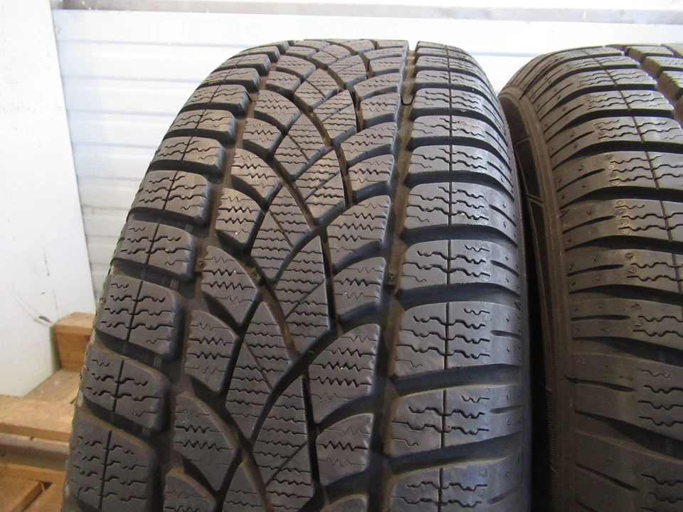 7,5mm! Dunlop Winterräder Audi A4 8K B8 B81 - 205/60 R16 7Jx16 ET39 5x112 ML66,6 - Bild 3 von 4