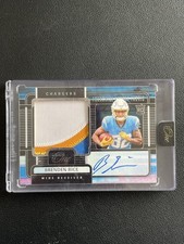 Brenden Rice 2024 Panini One Football Franchise Future Fabric Patch Auto RC /99