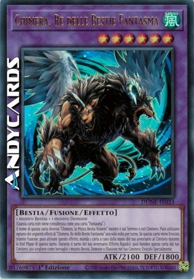 CHIMÄRE, KÖNIG DER GEISTERTIERE   Ultra R   DUNE IT033   1Ed   Yugioh!
