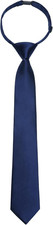 Boys Ties Solid Color Pre-Tied Kids Necktie for Age 8-12 Adjustable Woven Formal