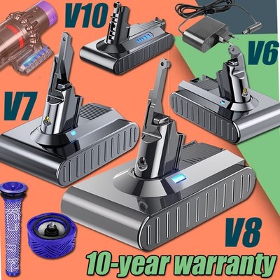 9000mAh Akku für Dyson V6 V7 V8 V10 SV10 SV11 Absolute Animal Staubsauger 2025