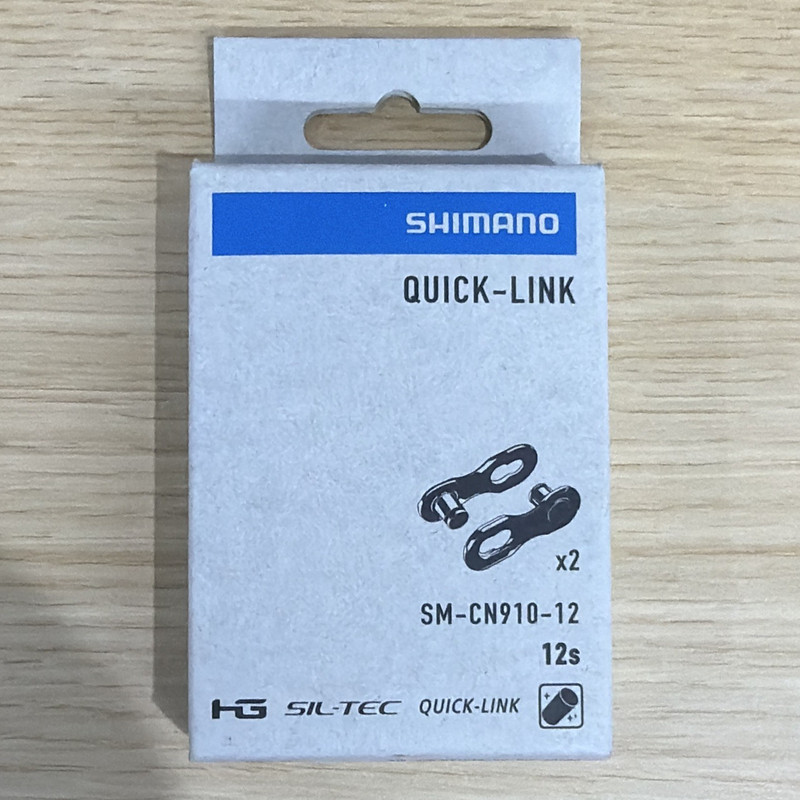 Shimano SM-CN910-12 12-Speed Quick-Link Master Links (2 Pack)
