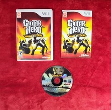 Guitar Hero: World Tour (Nintendo Wii, 2008) Complete w/ Manual - Tested