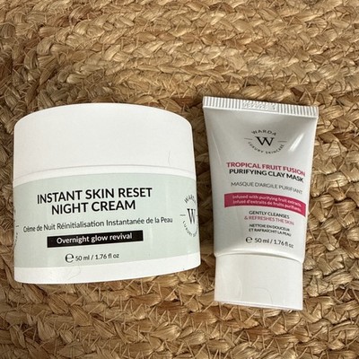 Warda Instant Skin Reset Night Cream 50 ml + Purifying Clay Mask 50 ml