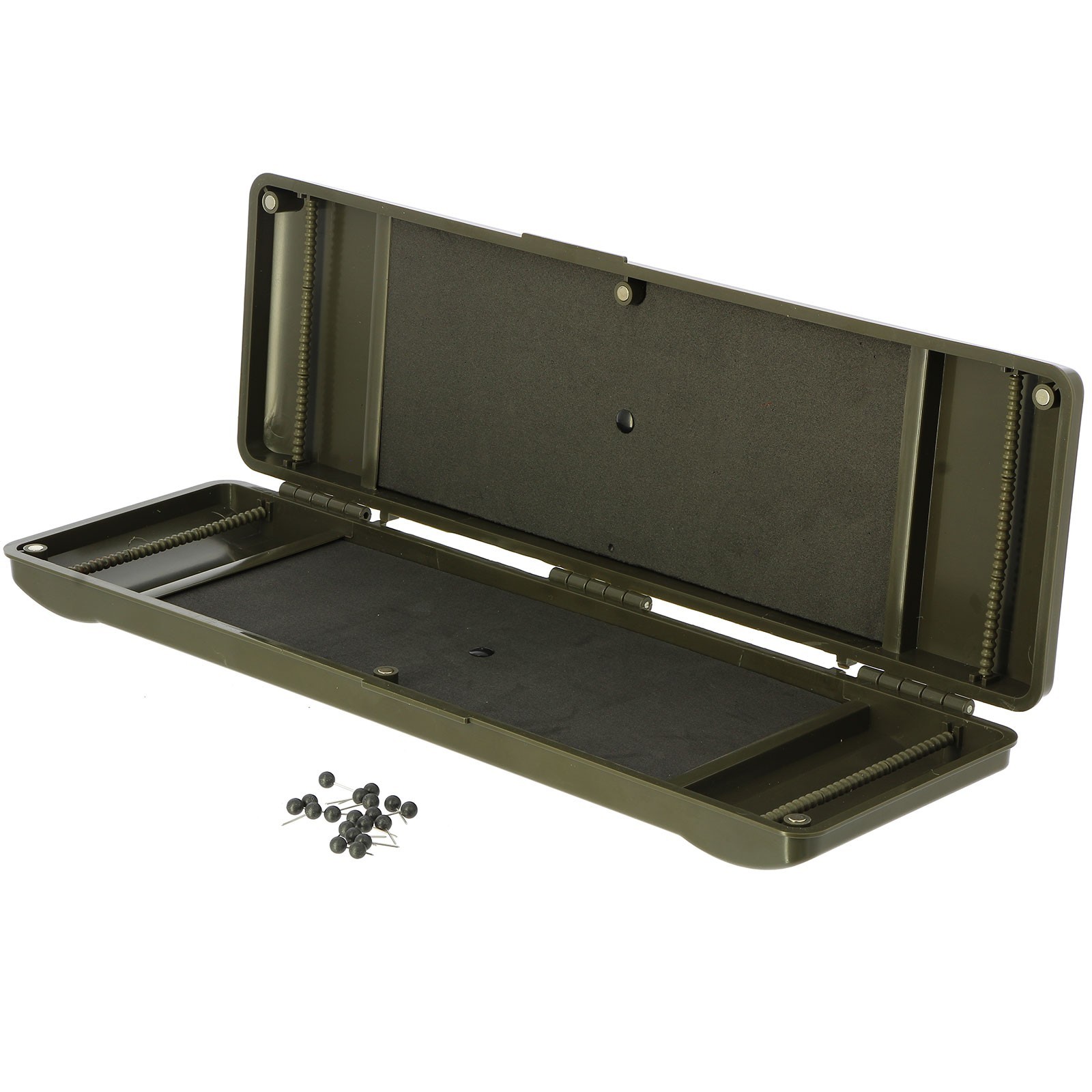 NGT Carp Fishing Rig XPR Box Pro Tackle System Wallet with Pins