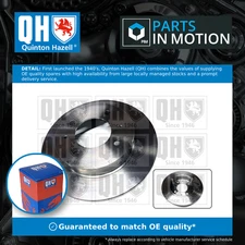 2x Brake Discs Pair Solid Rear 258mm BDC4614 Quinton Hazell Set 5841129350 New