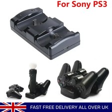 USB Fast Charging Dock Vertical Charger Station For PS3/PS3 Move Controller Dual