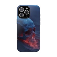 Blue Skull Glowing Sand