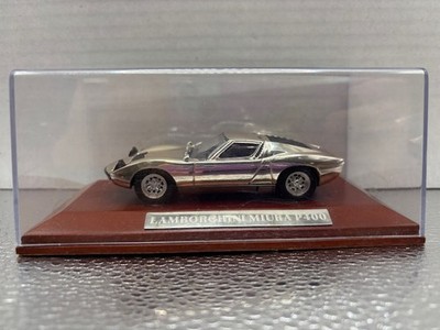 Atlas 1:43 Lamborghini Miura verchromt silber