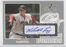 2005 Just Minors Silver 7/100 Mike Rozier Michael #56 Auto 0b6