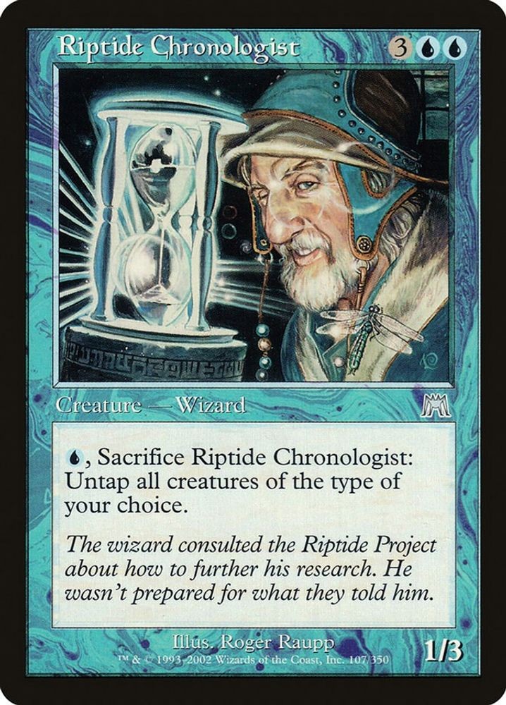 2002 Magic: The Gathering: ONS - Riptide Chronologist (#107, U, Lightly Played)