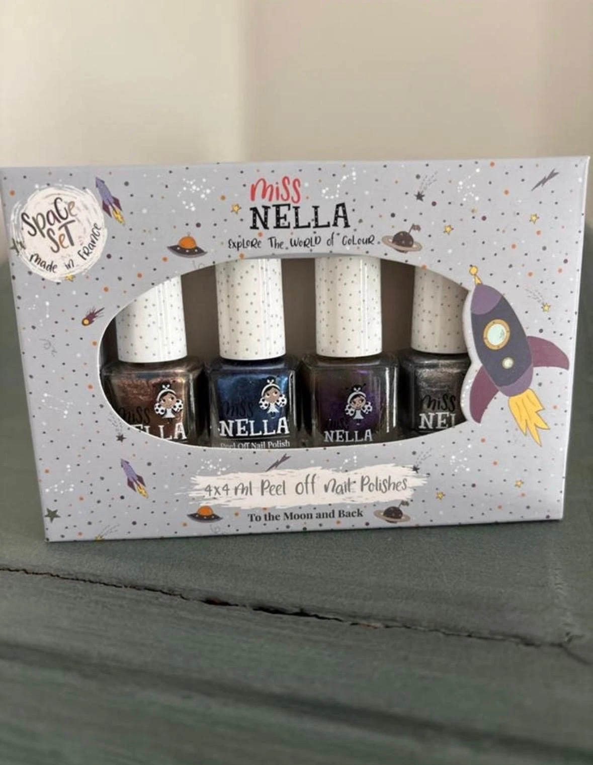 Miss Nella Space Set Peel Off Nagellak - 4x4ml
Opens in a new window or tab