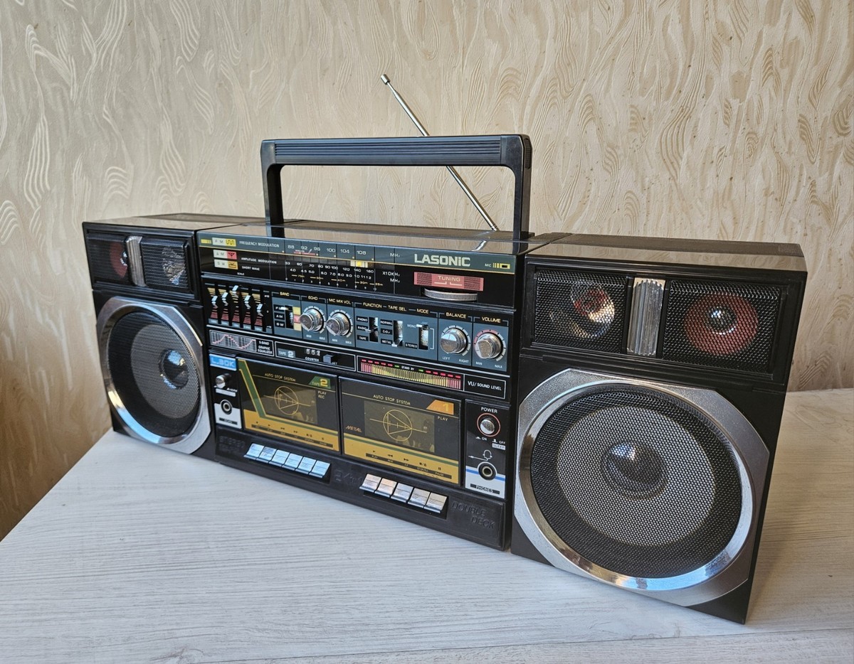 Boombox Super Jumbo Lasonic L-30K Cassette Player Fully Working