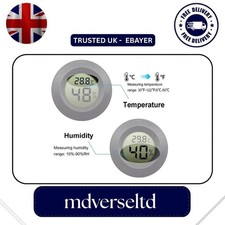 Digital Temperature Humidity Meter Sensor Thermometer Hygrometer Room Gauge LCD