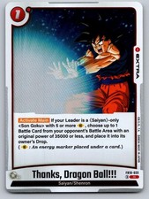 Thanks Dragon Ball!!! [Holo] FB10-023 Prices | Dragon Ball Fusion