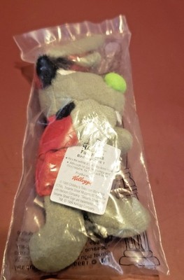 NIB - Sesame Street Benny Rabbit Mini Bean Kelloggs Cereal Premium 4 inch
