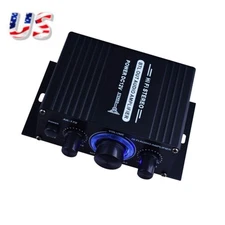 AK-170 12V 2 Ch HiFi Bass Power Amplifier Mini Stereo Audio FM Car Home AMP 400W