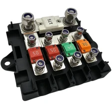 Ionnic RD-159 Distribution Block 5 Pole Bus Bar Fuse Holder with Fuses