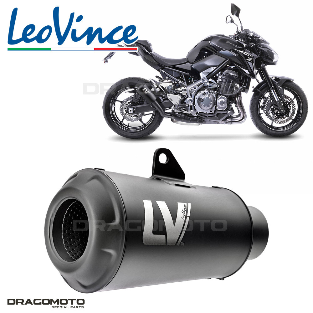 Pot échappement Leovince Noir LV-10 pour Kawasaki Z900 ABS 2022 style racing