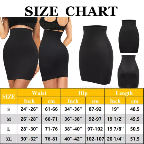 Women Shaping Half Slips Body Shaper Under Skirt Tummy Control Slimming Slip - Bild 18 von 23